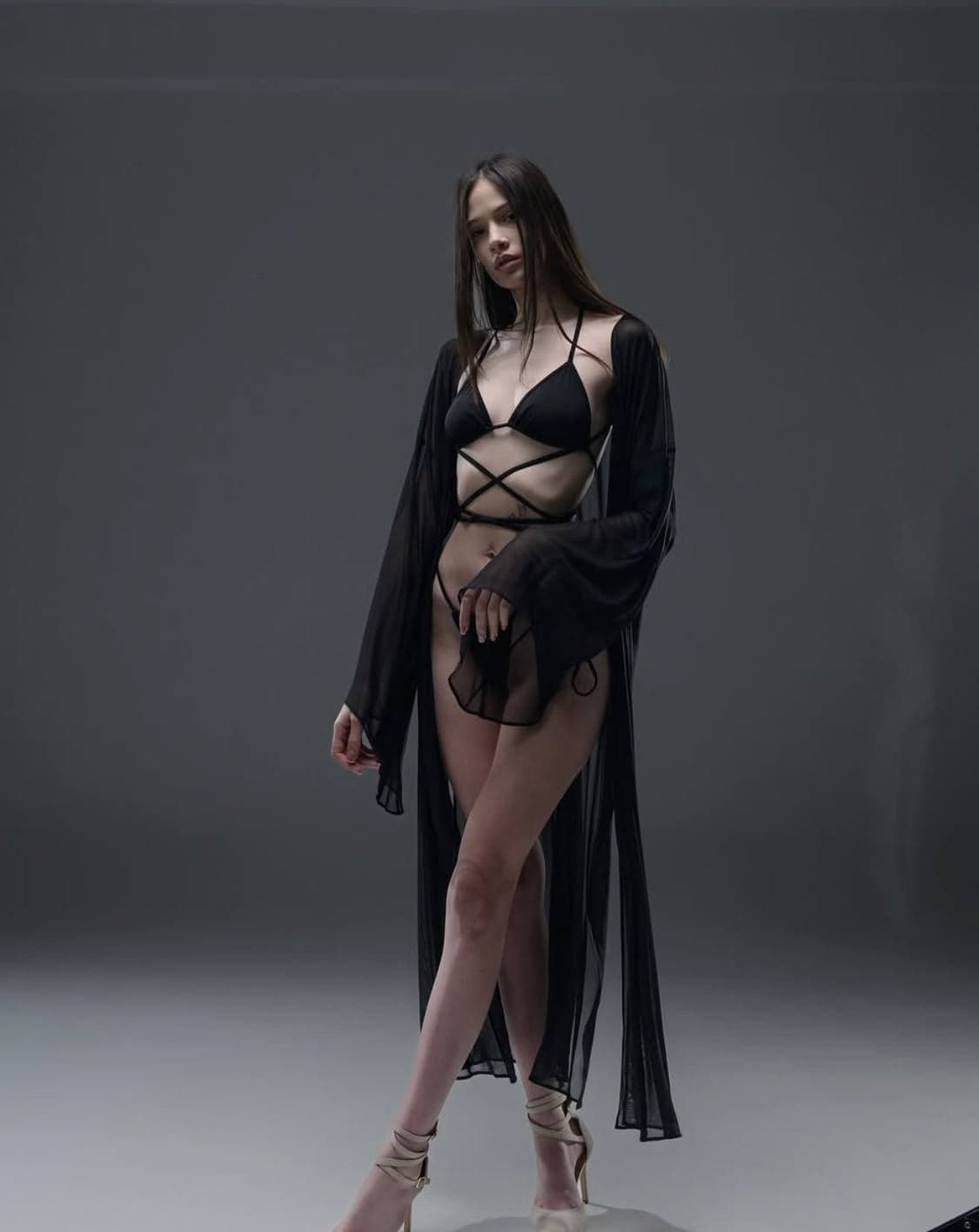 Лиф на завязках, цвет Black